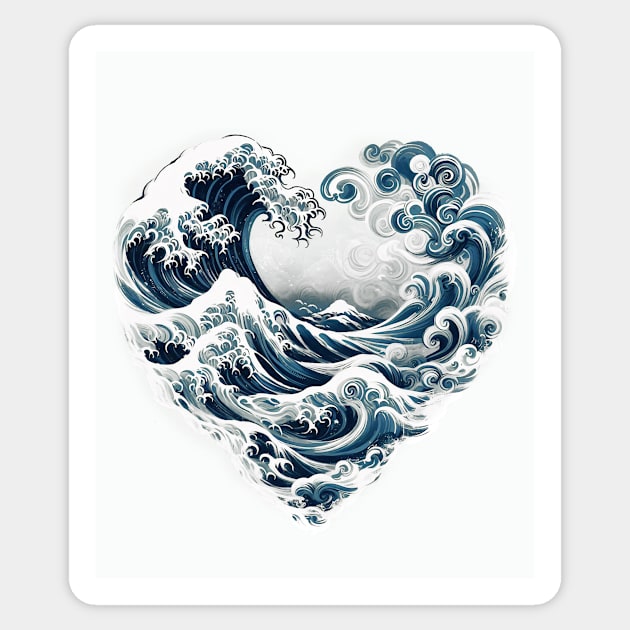 Ocean Waves Sticker by CreativeSage